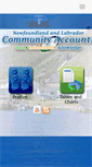 Mobile Screenshot of nl.communityaccounts.ca